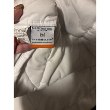 Manchester Mills Hotel King Quilted Comforter Duvet Insert  White Envirosleep