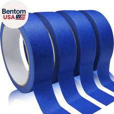 4 Rolls Premium Painters Tape, Blue Tape, Masking Tape, Paint Tape for Multi-Pur