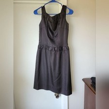 Vintage Candy Jr.  Black Satin dress‎