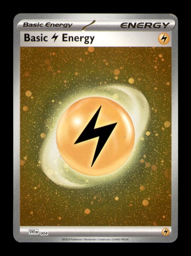 Basic Lightning Energy(Cosmos Holo)004 Scarlet & Violet Energies Holo NM Pokemon