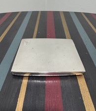 Vintage Solid Silver Cigarette Case – J.G Ltd – Engine Turned  151.5g  4” x 3.5”