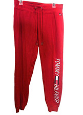 Tommy Hilfiger Women's Red Joggers-tracksuits Medium
