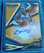 2022-23 Bowman University Best Autograph Amari Bailey  Gold /50