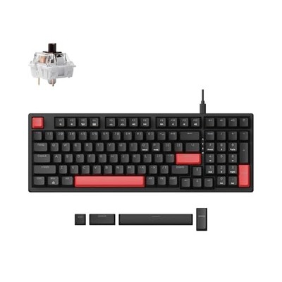 LEMOKEY X5 Wired Gaming Mechanical Keyboard QMK RGB Brown Switch