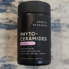 Sports Research Phytoceramides 350mg 30 Softgels Gluten Free Skin Hydration
