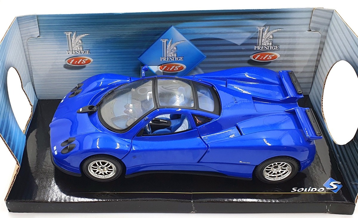 Solido 1/18 Scale 8172 - Pagani Zonda C12 - Blue | eBay