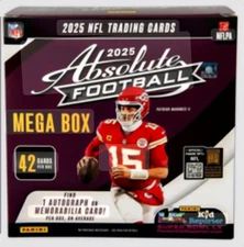 2025 Panini Absolute NFL Football Mega Box - Factory Sealed