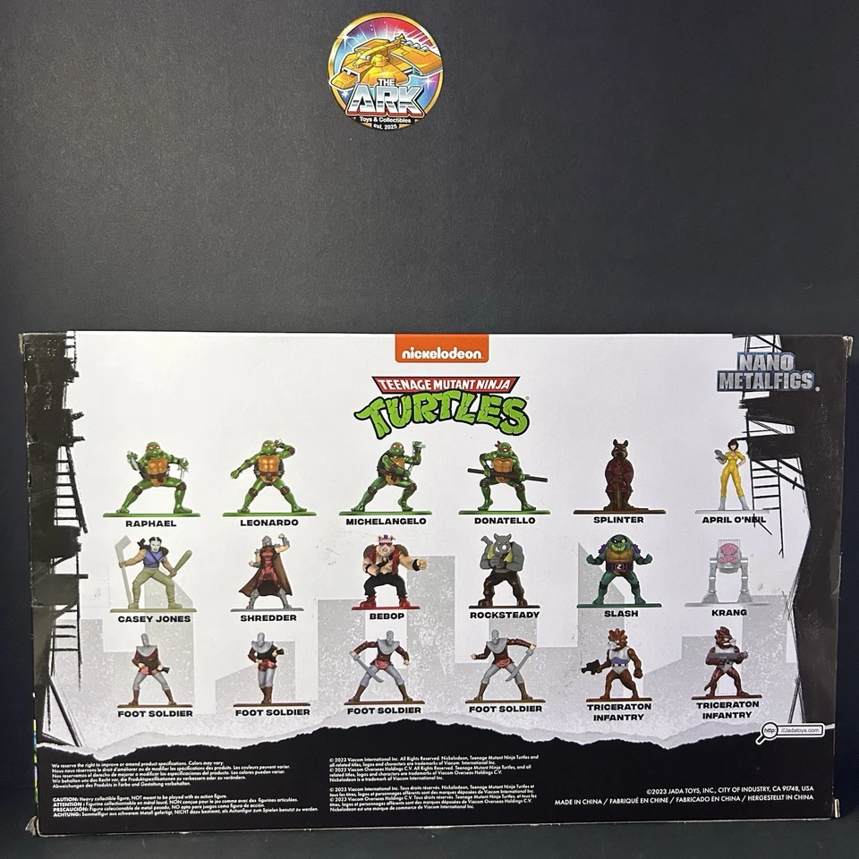 NUEVO EN CAJA JADA Nano Metalfigs Teenage Mutant Ninja Turtles Diecast MiniFigura Serie 2 Foto 2 de 4