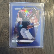 2025 Panini Prizm - Mike Piazza, Mike Piazza #125 Blue Prizm /199