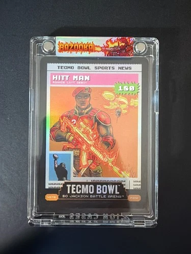 Hitt Man Ronnie Lott Tecmo Bowl Bo Jackson Battle Arena News 180 Fire N278 Foil
