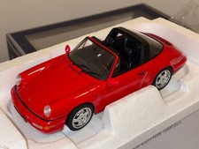 1991 Porsche 911 (964) Carrera 4 Targa, Full Openings, Norev 1/18 New