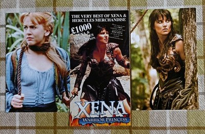 Xena Kriegerprinzessin Sammler Postkarten & Merchandise Faltblatt