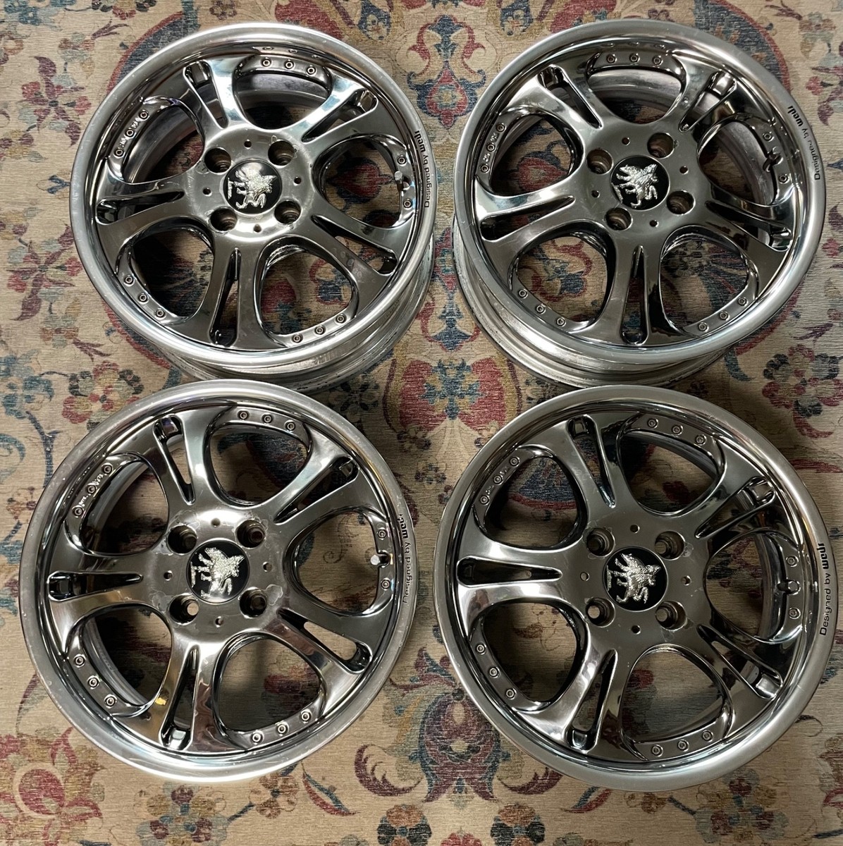 希少【GY EAGLE RVF 165/55R15】夏タイヤ【Weds kranze CERBERUS ケルベロス 15インチ 5J4HPCD100+45】23～24年製 バリ溝 ワゴンR等 MTP639 クレジットカード QRコード決済可能 15” Weds Kranze Cerberus 4x100 chrome miata eg e30 JDM | eBay