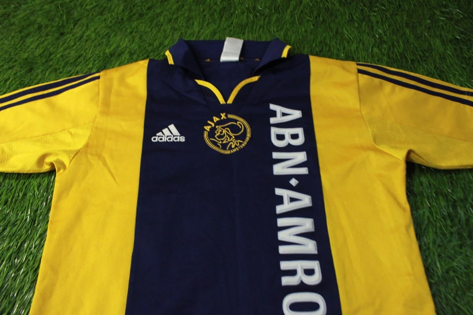 Camisa de futebol vintage AJAX AMSTERDAM 2000/2001 Adidas original jovem GG - Imagem 2 de 4