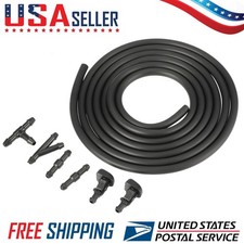 Universal Car Windshield Wiper Washer Squirter Nozzle Spray Jet Kit Fluid Hose