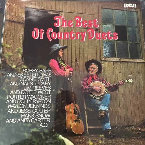 "The Best of Country Duets" Vinyl LPDolly Parton,Waylon Jennings, Hank Snow no65 - Picture 1 of 9