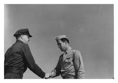 1st Lt Robert Longstreth awarded Air Medal Libya 9th Air Force