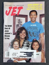 Sept. 24, 1990 JET Magazine-Vtg. Back Issue-Jayne Kennedy, Bill Overton, Family