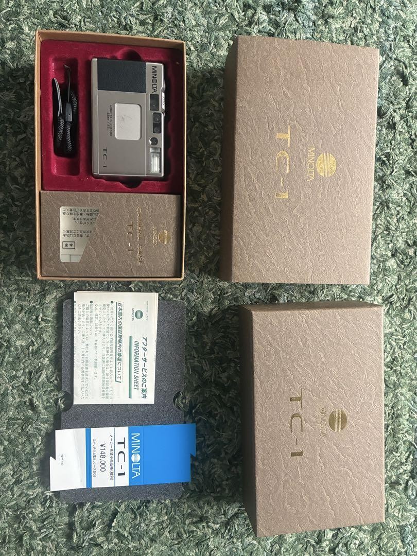 MINOLTA TC-1 箱付き MINOLTA TC-1 35mm Point-and-shoot Film Camera - Complete CLA