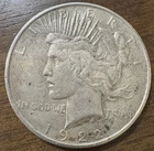 1922 P Peace US Silver Dollar - 90% Silver US Coin, Free Shipping