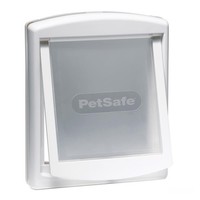 Petsafe Katzenklappe FreilauftüR KatzentüR Hunde HaustiertüR Weiß Mittel 2-Wege
