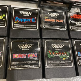 Vintage Coleco Vision Video Game System MODEL 2400 & 14 Games!!!