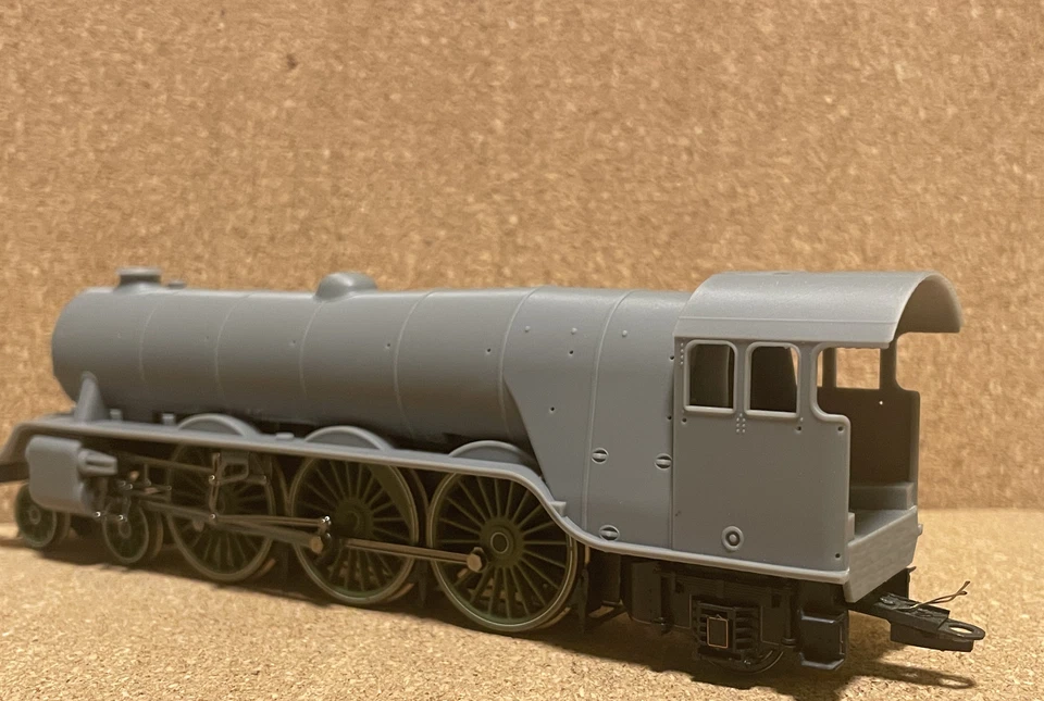 3D Printed OO Gauge NWR No 4 Locomotive Body for Hornby A1 Chassis - Image 2 of 3