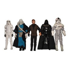 STAR WARS Hasbro Lot of 5 12" Luke Skywalker Vader Bib Fortuna At-At Driver