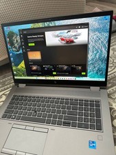 HP ZBook Fury G8 17.3'' Laptop i7-11850H 24 GB RAM 750 GB SSD NVIDIA T1200 GPU
