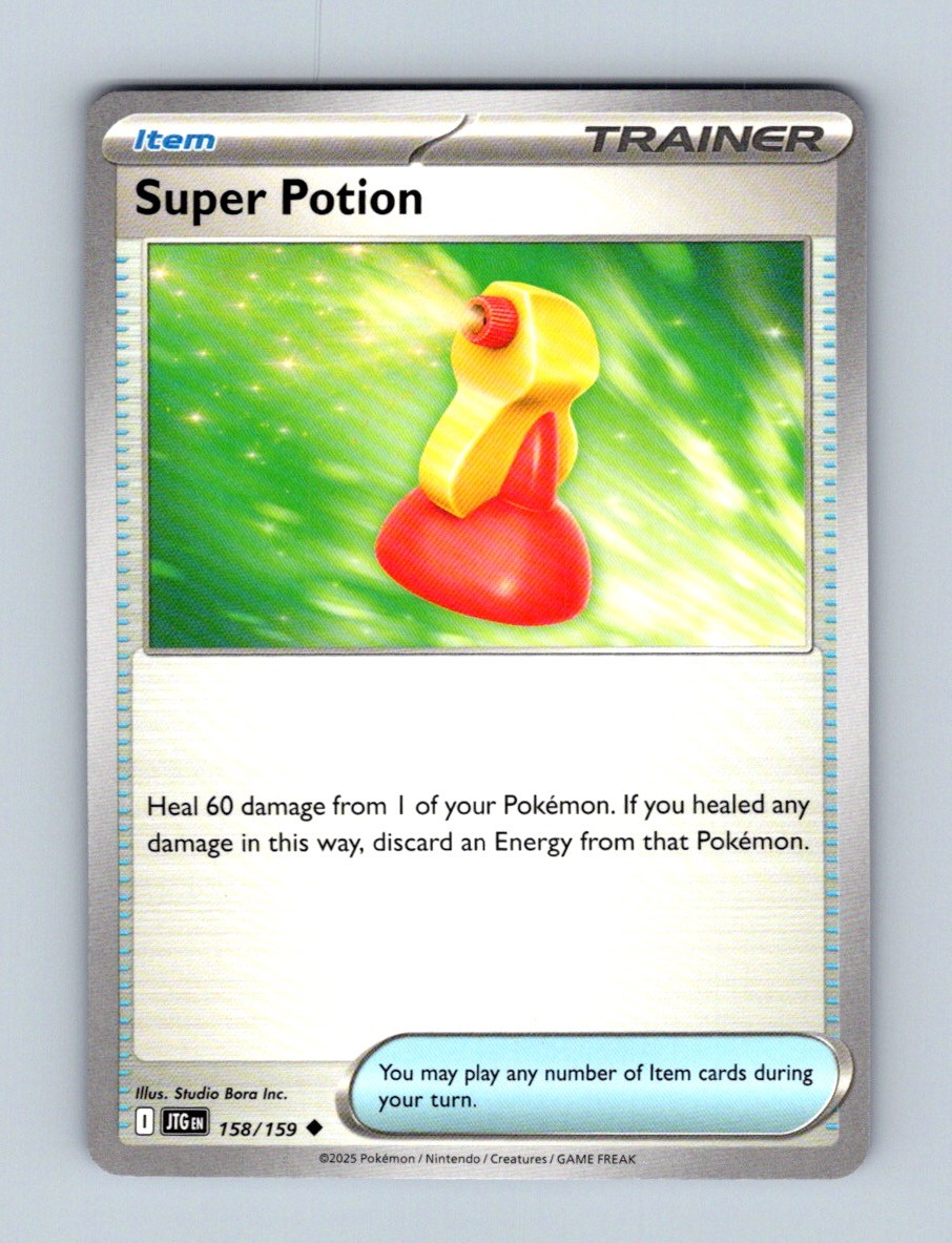 Super Potion 158/159 Uncommon Journey Together Pokemon Near Mint