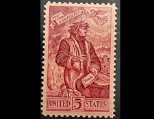 Scott #1268- Dante Alighieri, Poet- MNH 5cent 1965 U.S. stamp