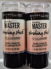 Maybelline Master Strobing Stick 100, 200 - New, Broken Seal