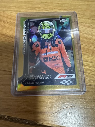 Topps Chrome Formula 1 2025 F1 Lando Norris #136 Logofractor Gold /50 McLaren F1