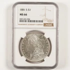 1881-S Morgan Dollar $1 MS66 NGC *Flash coin! 31167