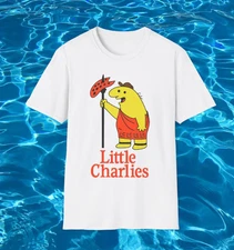 Little Charlie's Funny Meme TShirt, Smiling Pizza Parody for Friends Joke Tee