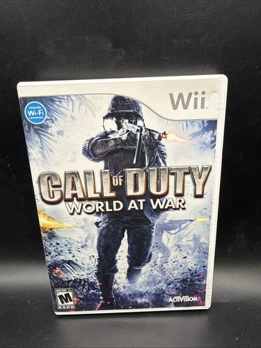 Call of Duty: World at War (Nintendo Wii, 2008) CIB Complete w/ Manual, Tested