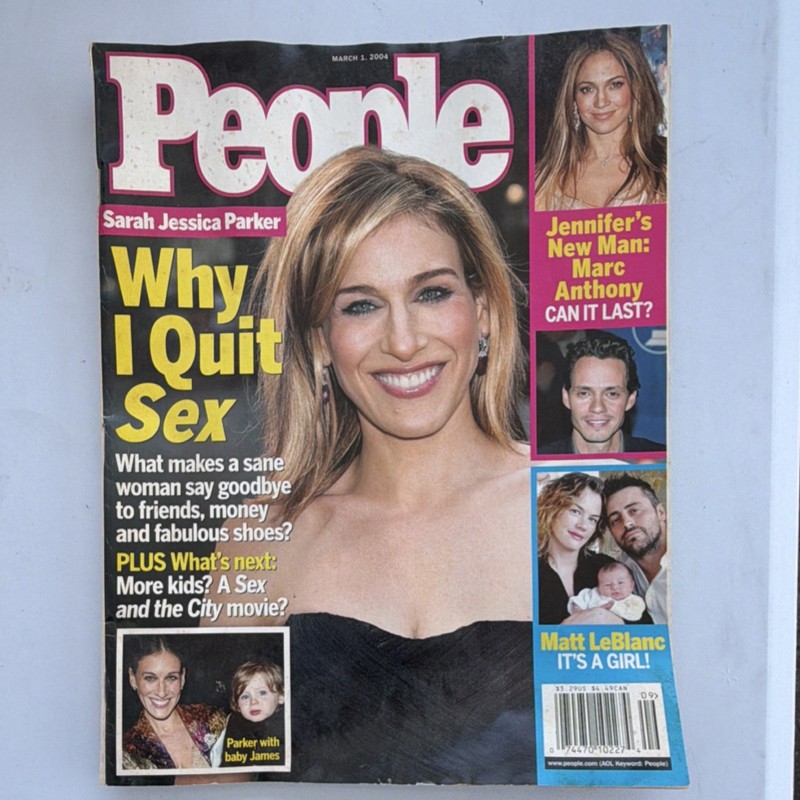 People Magazine March 1 2004 Sarah Jessica Parker Sex & Relationships
