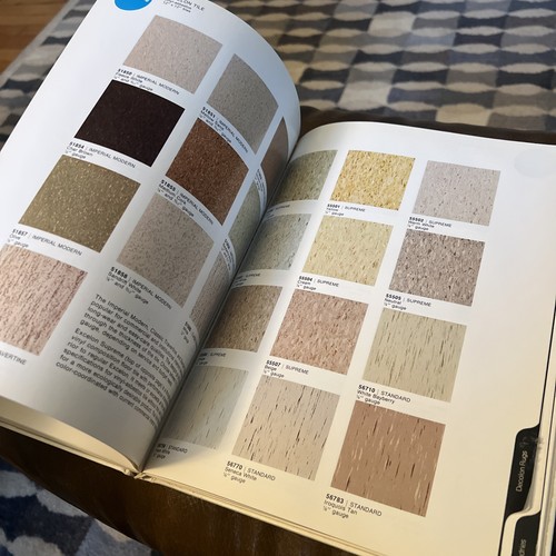 Armstrong VINYL ASBESTOS Tile Hydrocord Backing 1975 Imaginations Catalog - Picture 15 of 24