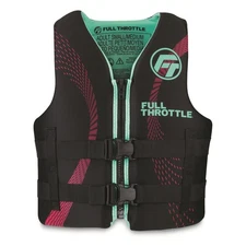 Absolute Outdoor 142100-505-050-22 Full Throttle Adult Rapid-dry Life Jacket -