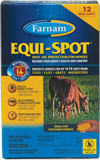 Equi-Spot Spot on Protection for Horses, 12-Week Supply with 6 Applicati