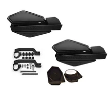 Powermadd Star Series Hand Guards Mirror Mount Kit Black Honda TRX 300EX 400EX