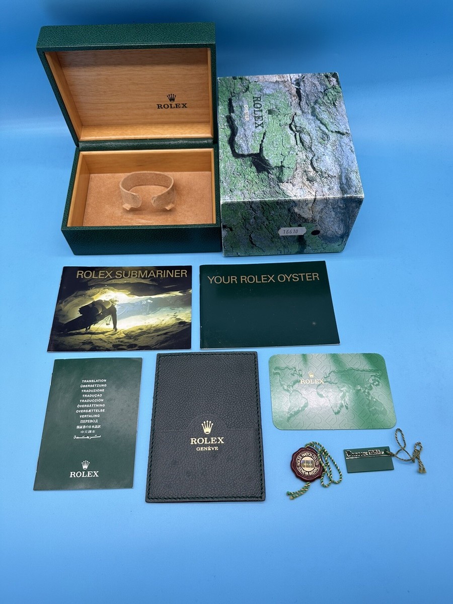 Rolex Box & Booklet Set For Submariner 16610 From 2003 | eBay