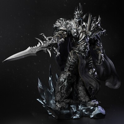 Lich King Arthas WoW Fan Art Resin Modell zum Zusammenbauen und Bemalen