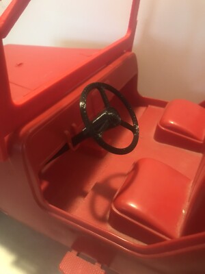 Marx Best of the West Jeep Steering Wheel and Column - New 3D Printed Parts 