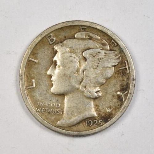 1925-S MERCURY DIME ~ NICE ORIGINAL BOLD VF/XF! INV#2