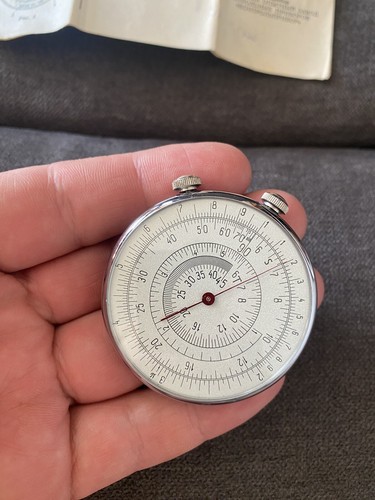 Rare Logarithmic Mathematical Circular Slide Rule KL-1 Calculator 1917-1967 - Picture 3 of 10