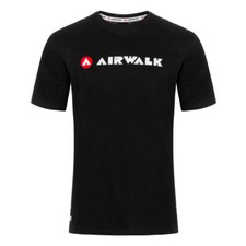 T-Shirt Airwalk Logo Classic Stampato Black - Maglietta a Maniche Corte