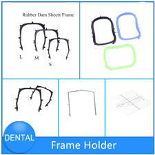 Dental Plastic Rubber Dam Sheets Frame Light X-Ray Film Hager Style Bracket