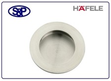 FLUSH PULL HANDLE SATIN STAINLESS STEEL HAFELE 902.01.250 50MM SSS FLUSH PULL