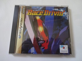 RACE DRIVIN Sega Saturn SS 1995 Driving simulator w/Obi Hagaki NTSC-J From Japan